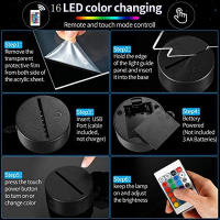 Luz Nocturna LED 3D Anime Característica De Fútbol Lionel Messi Decoración De Hogar Para Fanáticos Regalo De Navidad - details 8