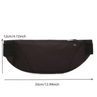 Bolsa De Cintura Deportiva Para Hombres Y Mujeres De Tamaño Grande Con Gran Capacidad Para Almacenamiento Resistente Al Agua Para Correr Y Actividades Al Aire Libre - details 2