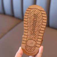 Botas De Nieve Para Niños Invierno Antideslizantes Color Sólido Calientes Con Patrón Suave Y Grueso Bajo Material De Suela RUBBER Talla True Fit Para Edad 4-6Años - details 5