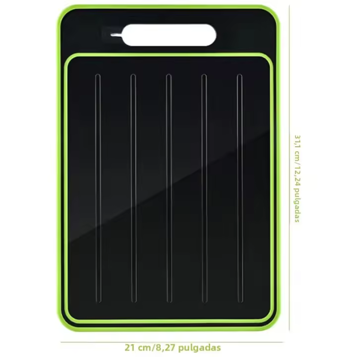 Tablero De Descongelación Milagro 4en1 Placa De Congelado Doble Cara Para Corte Y Descongelación De Carne Y Alimentos - 1