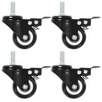 vidaXL Ruedas giratorias con frenos 4 unidades 50 mm - details 0
