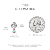 Encantos De Lurpa Con Forma De Pollo Y Corazón Pendientes De Plata Para Manualidades Joyería Original Para Mujeres DIY - details 56