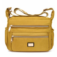 Bolso Cruzado De Mujer En Tela Oxford Simple Bolso De Hombro Multicapa Impermeable Monedero Lady Bolsa De Mano Estilo Fashion - details 18