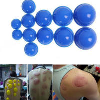 Set De 12 Copas De Masaje De Silicona Para Terapia De Ventosa Y Succión Anti-cellulitis Jars De Vacío Para El Cuerpo Herramientas De Masaje - details 1
