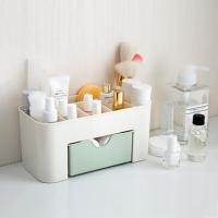 Organizador De Maquillaje Caja De Almacenamiento Con Cajón Estuche Para Palitos De Cotonete Y Labial Organizador De Pinceles Contenedor Acrílico De Plástico - details 2