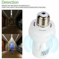 Soporte De Bombilla Inteligente Con Sensor De Movimiento E27 Adaptador De Sensor PIR Base De Lámpara Convertidor De Interruptor Automático LED AC 110V 220V - details 9