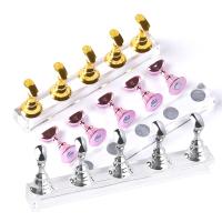 5pcs/Pack Soporte Magnético Para Uñas De Ajedrez En Oro Plata Y Rosa Oro Estante De Exhibición Para Gel Polvo Herramientas De Práctica - details 3