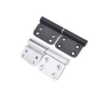 Juego De 2 Piezas De Juego De Bisagras De Puerta En Aluminio Negras De 4 Pulgadas Bisagra Desmontable Para Cocina Y Toilette Herramienta De Puerta Desmontable - details 3
