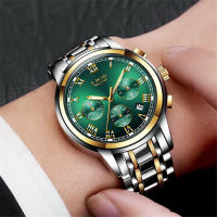 Reloj De Hombre LIGE 2024 Chronógrafo Deportivo De Lujo Marca Relojes De Cuarzo Acero Inoxidable Impermeable Con Manos Luminosas Y Calendario Completo - details 4