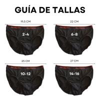 DON ALGODÓN | Pack 6 Slips para Niño | 93% Algodón | Suavidad y Comodidad Garantizada | Transpirables | 2 Colores: Marino y Negro - details 0