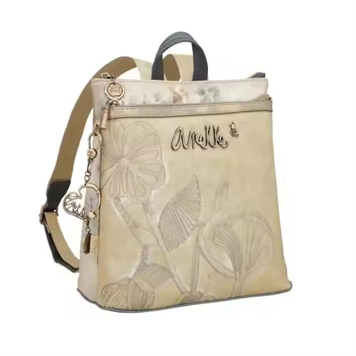 Anekke Mochila Mediana Memories - Diseño Practico y Espacioso | Doble Compartimento y Asas Ajustables | Medidas: 29x27x11 cm - 1