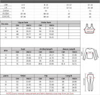 Trajes de Yoga para mujer, ropa deportiva, conjunto de gimnasio, trajes deportivos, pantalones de entrenamiento, Top corto de manga larga, sujetador, chándales para mujer - details 0