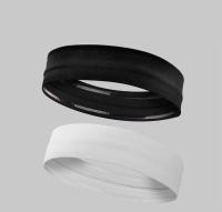 Diadema Deportiva para Mujer, paquete de 2, del Sudor elásticasy abrasborentes, anchas, ideales para yoga, Correr, cycling, entrenamiento Cruzado y Uso Diario. - details 4