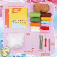 Kit De Tejer Para Principiantes Adultos Con Instrucciones Paso a Paso Kit De Crochet Fácil Tema De Flores Material De Hilo De Algodón - details 1