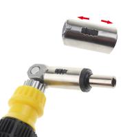 Llave De Destornillador Rotatoria 180 Grados 1/4 Pulgada Hexagonal Izquierda/Derecha Con Extensión De Tack Para Trabajo De Bricolaje Y Reparación - details 2