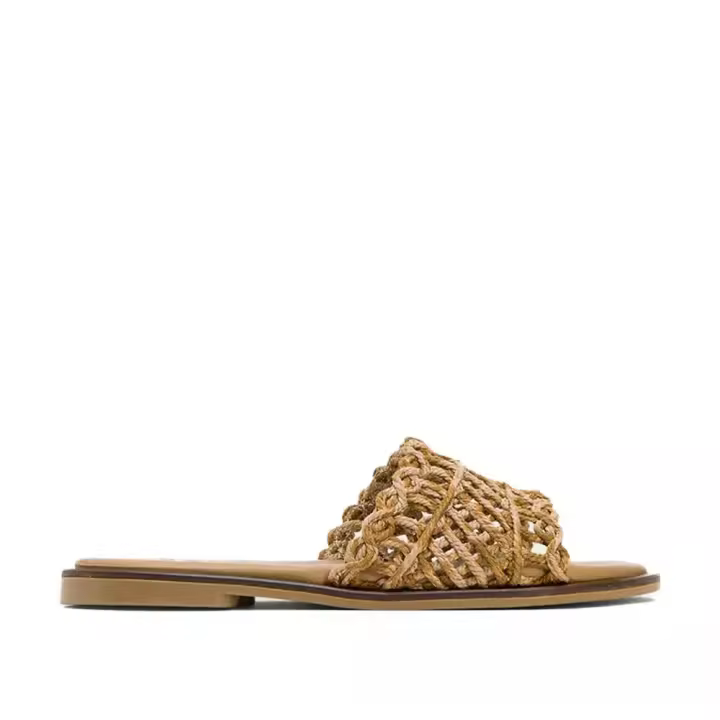 Sandalia plana mujer cuero, Porronet552760011 - 1