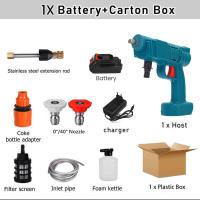 1000W Cordless High Pressure Car Wash Washer Gun Foam Generator Water Gun Spray Cleaner Car Washing Machine For Makita 18V Battery - details 5