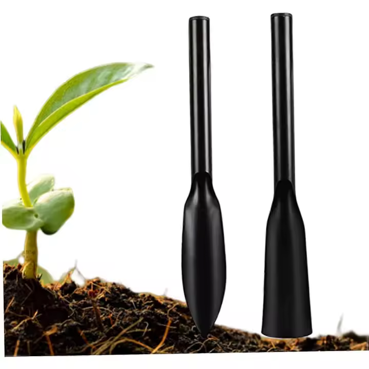 4 piezas de Pala de Jardín Para transplantar plantulas, juego de herraciones de jardinería, 2 puntiagudas y 2 Planas. - 1
