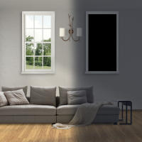Cortinas De Blackout Completo Mejoradas Con Cinta Mágica Bloqueo De Calor Y UV Desmontable Película De Ventana DIY Cubierta De Ventana Sombreada Cortinas Modernas - details 1