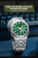 Reloj Electrónico Para Hombre SANDA 3357 Dual Display Multifuncional Resistente Al Agua Con Alarma Y LED De Acero Inoxidable - details 9