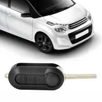 Ociodual Carcasa Llave de Mando 3 Botones Compatible con Fiat 500 Punto Panda Doblò Fiorino Stilo Lancia Citroen Peugeot, Funda Rígida Shell Case Cover - details 5