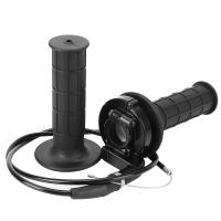 Accesorios Para Motocicleta Manillar Universal 7/8" 22mm Con 1 Par De Manoplas Y Cable Throttle Acelerador De Aluminio Y Goma - details 3