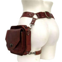 Bolso Pequeño Cuadrado PU Para Mujer Bolsa De Cintura Estilo Medieval Caballero Personalidad Accesorio De Motocicleta Bolsa Lateral - details 5