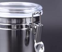 LILI HOME Bote hermético de acero inoxidable más capacidades y dimensiones para elegir:  500 ml: Ø10 cm x Altura 8.5 cm. 750 ml: Ø10 cm x Altura 10 cm. 1000 ml (1 litro): Ø10 cm x Altura 15 cm. Acero inoxidable de alta calidad, resistente a la corrosió - details 2