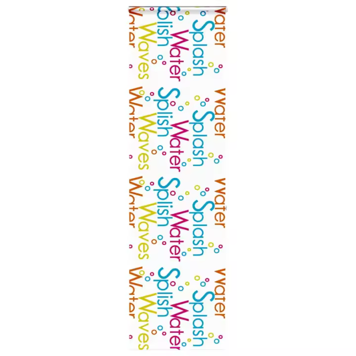 vidaXL Estor enrollable para ducha con casete 70x240cm tela ancho 66cm en color Gris claro/Splash/Adorno y más | protección solar decorativa para ventanas hogar oficina dormitorio fácil de instalar - 1