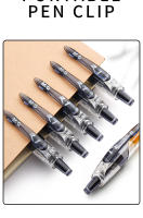 M&G Set De Bolígrafos De Gel Retráctiles 0.5mm En Colores Negro Rojo Y Azul Para Escritura En Oficina Y Escuela Suministros De Papelería - details 10