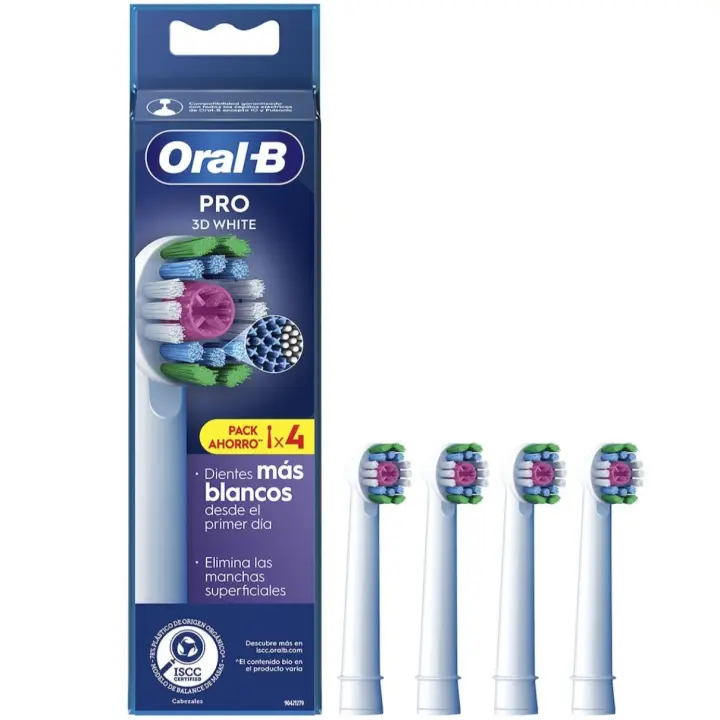 Oral-B Cabezales de Cepillo Eléctrico 4 Unidades - 1