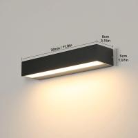 Lámpara De Pared Exterior Impermeable LED Para Puerta Farol De Lavado Larga Bandeja Courtyard Balcony Tablero De Villa Luz De Pared - details 0