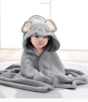 Envoltura De Bebé De Peluche Coral Con Gorro Para Recién Nacidos Ropa De Baño Para Bebés Y Niños Regalo De Baño De 80x80 Cm Unisex - details 7