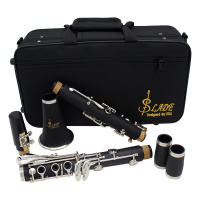 SLADE Clarinete Bb De 17 Teclas Bakelite Instrumento De Viento Profesional Tenor Con Caja Y Aro Musical Partes De Instrumentos Musicales - details 0