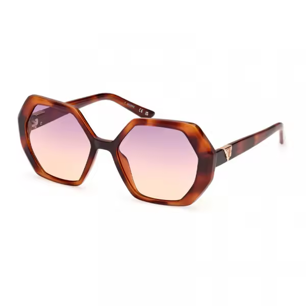 Gafas de Sol Mujer Guess GU7879 - Montura Tortuga - Lente Púrpura Espejo - Protección UV Categoría 1 - 1