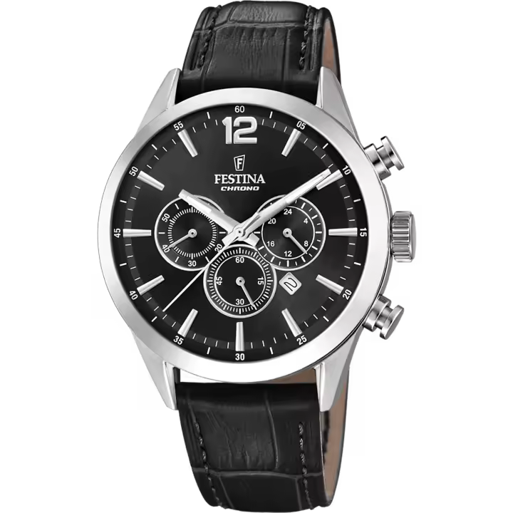 Reloj FESTINA Hombre Timeless Chronograph F20542/5 - Correa de piel - Novio - 1
