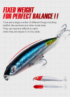 Señuelo De Pesca Noeby Stickbait Sumergible Para Atún En Agua Salada Tipo Señuelo De Lápiz Tamaño 115mm 150mm 185mm Peso 60.5g 62g 126.5g - details 9