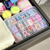 Caja De Almacenamiento Para Pintura Diamante DIY Bordado Joyería Artículos De Uñas Mosaico De Strass Multifuncional - details 4