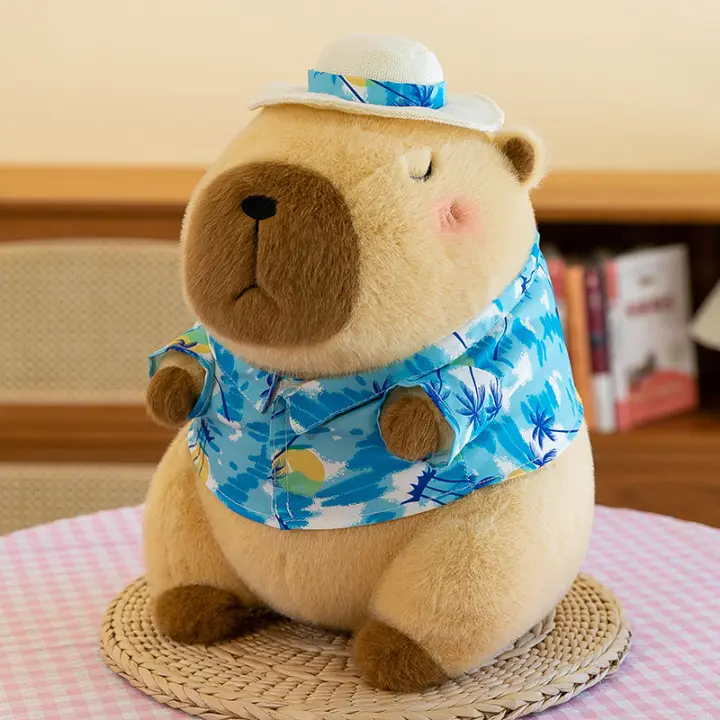 Muñeco De Peluche Capibara 30cm Simulación Anime Peluche Suave Juguete Para Niños Y Adultos Regalo De Navidad Y Acción - 1