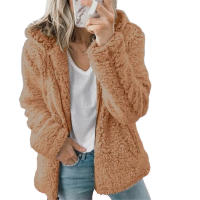 Nueva Chaqueta De Mujer Con Capucha Y Cremallera Abrigo Grueso Y Cálido De Fieltro Sólido Largo Y Suelto Para Invierno Moda Femenina Con Bolsillos Y Cierre De Cremallera - details 11