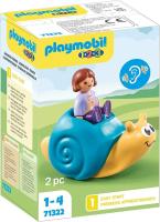 PLAYMOBIL : 1,2,3  - Caracol mecedor con sonajero - Regalo Original - Edad recomendada mayores de 1 año - details 0