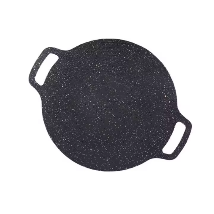 Sartén De Asado Redonda No Adhesiva Para Exterior Viajes Camping BBQ Accesorios De Cocina Tamaño 28/30/32/34/38 Cm - 1