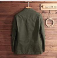 Nueva Chaqueta De Estilo Italiano Para Hombre plus Size Elegante Y Casual Con Tres Botones Cuello En V Para Negocios - details 9