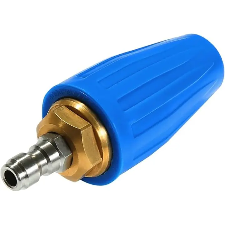 Boquilla de turbina de giro Universal para Lavadora a presión de Agua, 3600 PSI 250 Bar, Boquilla de limpiezas de turbina de conexión rápida 1/4 - 1