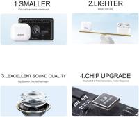 Lenovo LP40 auriculares inalámbricos , cascos Bluetooth, Control táctil, blanco - details 3
