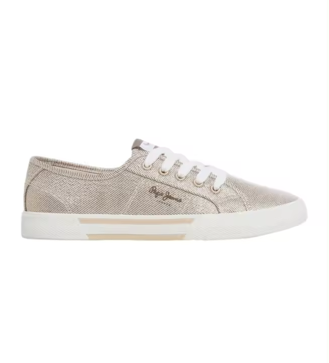 Pepe Jeans | Mujer | Zapatillas Básicas Brady Party dorado - 1
