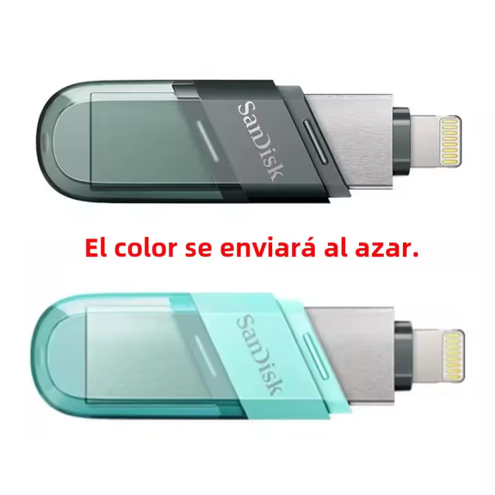 SanDisk USB Flash Drive IXPand OTG Lightning USB 3.1 256GB 128GB 64GB 32GB Pen Drive Para iPhone & iPad MFi Certificación CE Memoria USB - 1