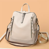 Mochila De Lujo Para Mujer Estilo Preppy Bolso De Hombro Suave Impermeable Bolsa Multifuncional Para Estudiantes Jóvenes - details 2