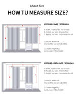 Cortina De Japón De Gauze Transparente Para Poco Luz Algodón Y Lino Para Cocina Y Habitaciones Pequeñas Sin Perforar - details 0