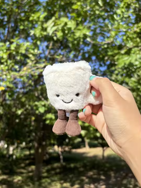 Muñeca De Goma Jelly Cat 10cm Taza De Café Blanca Concentrada Juguetes Para Mascotas Gatos Y Perros Regalos De Vacaciones - 1